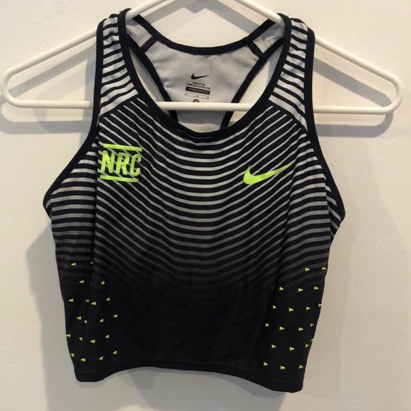 nike womens running crop top